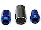 Blue Acorn Wheel Lug Nut Lock Set; M14x1.50; Set of 20 (07-24 Silverado 2500 HD)