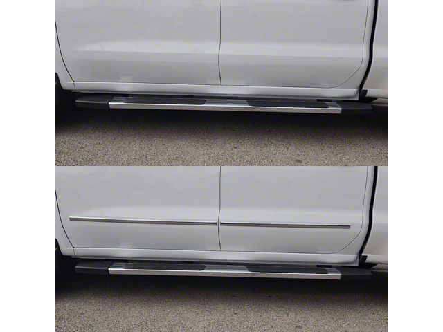 Body Side Moldings; Chrome (15-24 Silverado 2500 HD)