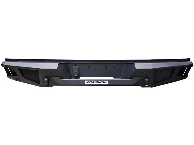 Go Rhino BR20 Rear Bumper; Textured Black (15-19 Silverado 2500 HD)