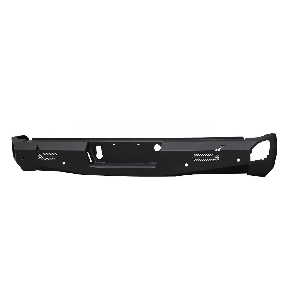 Westin Silverado 2500 Pro-Series Rear Bumper; Textured Black 58-421215 ...