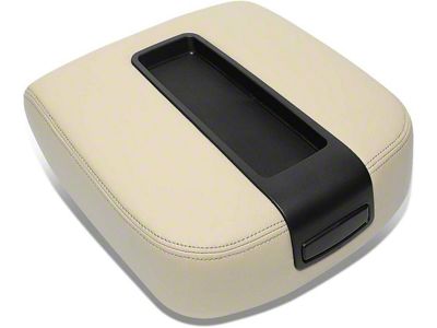 Center Console Lid; Armrest Cover; Front Center; Tan (07-13 Silverado 2500 HD)