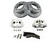 Ceramic 8-Lug Brake Rotor, Pad and Caliper Kit; Front (12-18 Silverado 2500 HD)