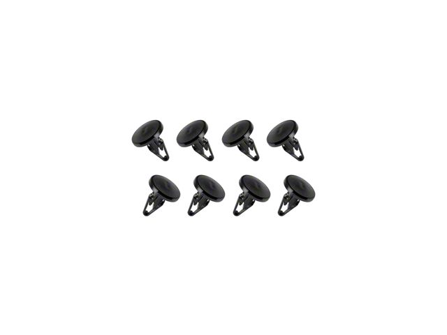 Cowl Fastener Clip Kit; 8-Pieces (20-24 Silverado 2500 HD)