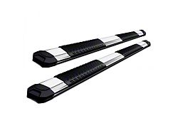 Cutlass Running Boards; Polished Aluminum (07-19 Silverado 2500 HD Extended/Double Cab)