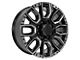 CV97B Black Milled 8-Lug Wheel; 20x8.5; 47mm Offset (20-24 Silverado 2500 HD)