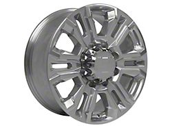 Denali Style Polished 8-Lug Wheel; 20x8.5; 47mm Offset (20-24 Silverado 2500 HD)