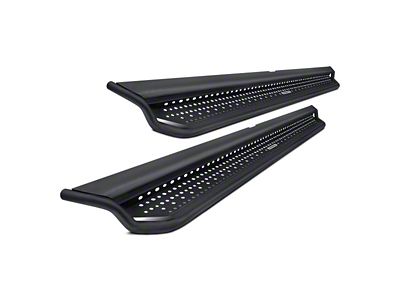 Go Rhino Dominator Xtreme D1 Side Step Bars; Textured Black (20-24 Silverado 2500 HD Double Cab)