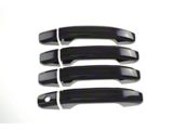 Door Handle Covers; Black (14-18 Silverado 2500 HD)