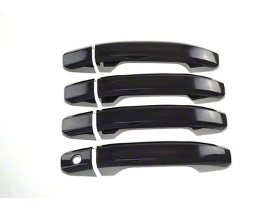 Door Handle Covers; Black (14-18 Silverado 2500 HD)