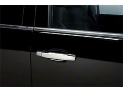 Putco Door Handle Covers without Passenger Keyhole; Chrome (15-19 Silverado 2500 HD Crew Cab)