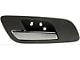 Interior Door Handle; Front Left; Plastic; Titanium and Chrome; Without Heated Seats and Memory (07-14 Silverado 2500 HD)