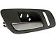 Interior Door Handle; Front Left; Titanium; Chrome; Plastic; With Heated Seats; Without Memory (07-14 Silverado 2500 HD)