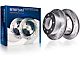 Drilled and Slotted 8-Lug Brake Rotor, Pad, Brake Fluid and Cleaner Kit; Front (07-10 Silverado 2500 HD)