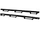 Westin HDX Stainless Wheel-to-Wheel Drop Nerf Side Step Bars; Textured Black (15-19 Silverado 2500 HD Double Cab DRW w/ 8-Foot Long Box)