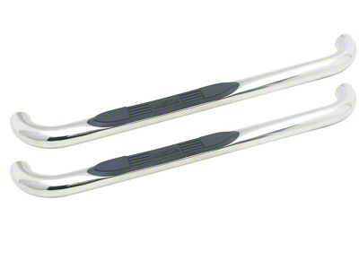 E-Series 3-Inch Nerf Side Step Bars; Stainless Steel (15-19 Silverado 2500 HD Regular Cab)