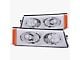 Euro Style Parking/Turn Signal Lights; Chrome (03-06 Silverado 2500 HD)