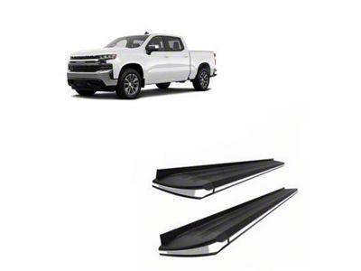 Exceed Running Boards; Black (20-25 Silverado 2500 HD Crew Cab)