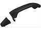 Exterior Door Handle; Rear Right and Left; Smooth Black; Plastic; Without Passive Entry (09-19 Silverado 2500 HD)