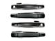 Exterior Door Handles; Front and Rear; Paint to Match Black (07-13 Silverado 2500 HD Crew Cab)