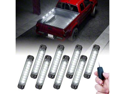 Focal Series Truck Bed LED Lights; White (Universal; Some Adaptation May Be Required)