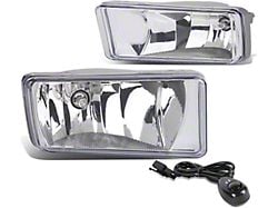 Fog Lights with Switch; Clear (07-14 Silverado 2500 HD)