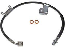 Front Brake Hydraulic Hose; Driver Side (07-10 Silverado 2500 HD)