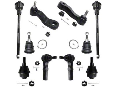 Front Tie Rods with Ball Joints, Idler and 3-Groove Pitman Arms (07-10 Silverado 2500 HD w/o Rack and Pinion Steering)