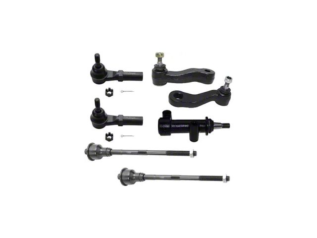 Front Tie Rods with Idler and 3-Groove Pitman Arms (07-10 Silverado 2500 HD w/o Rack and Pinion Steering)