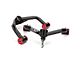 Front Upper Control Arms for 2 to 4-Inch Lift; Black (11-19 Silverado 2500 HD)