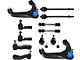 Front Upper Control Arms with Ball Joints, Idler Arm, 3-Groove Pitman Arm, Tie Rods and Sway Bar Links (07-10 Silverado 2500 HD w/o Rack and Pinion Steering)