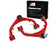 Front Upper Control Arms for 2 to 4-Inch Lift; Red (07-10 Silverado 2500 HD)