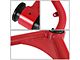 Front Upper Control Arms for 2 to 4-Inch Lift; Red (07-10 Silverado 2500 HD)