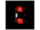 Full LED Tail Lights; Black Housing; Clear Lens (07-14 Silverado 2500 HD)