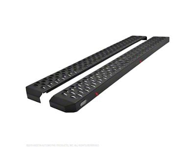 Westin Grate Steps Running Boards; Textured Black (07-14 Silverado 2500 HD Regular Cab)