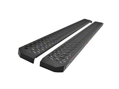 Westin Grate Steps Running Boards; Textured Black (07-14 Silverado 2500 HD Extended Cab)