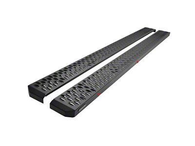 Westin Grate Steps Running Boards; Textured Black (07-14 Silverado 2500 HD Crew Cab)