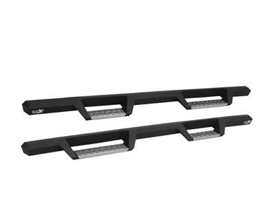 Westin HDX Stainless Drop Nerf Side Step Bars; Textured Black (20-24 Silverado 2500 HD Crew Cab)