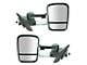 Heated Manual Towing Mirrors; Chrome (07-14 Silverado 2500 HD)