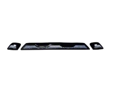 Heavy Duty White LED Cab Roof Lights; Clear Lens (20-25 Silverado 2500 HD)