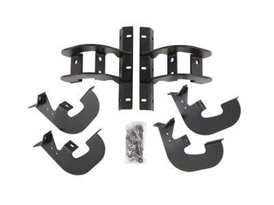 Hex Series Wheel to Wheel Side Step Bars Mounting Bracket Kit (20-25 Silverado 2500 HD)