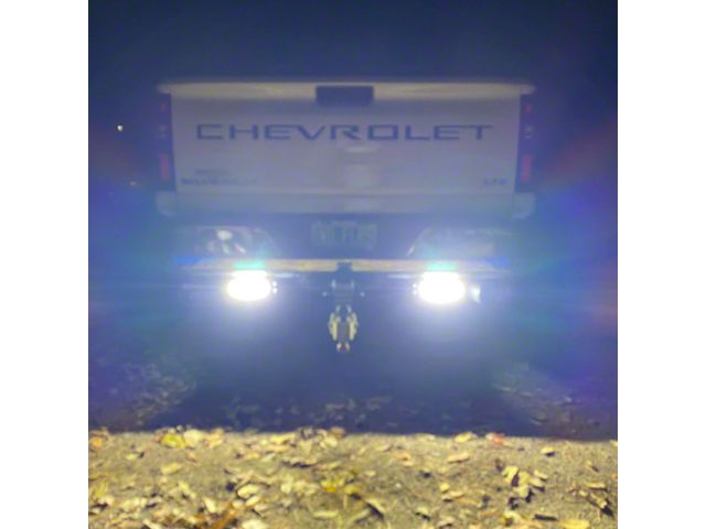 Hitch Bar Reverse 7-Inch LED Flood Lighting Heavy Duty Bolt-On Street Series Kit (20-24 Silverado 2500 HD)