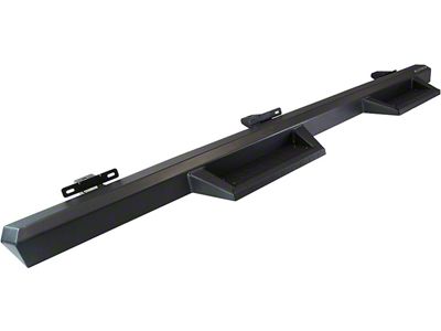 Impact Side Step Bars; Black (07-19 Silverado 2500 HD Crew Cab)