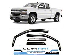 in-Channel Window Deflectors (15-19 Silverado 2500 HD Double Cab)