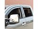 In-Channel Window Deflectors; Front and Rear; Matte Black (15-19 Silverado 2500 HD Double Cab)