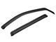 EGR In-Channel Window Visors; Front and Rear; Matte Black (20-24 Silverado 2500 HD Crew Cab)