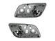 Interior Door Handles; Rear; Chrome and Dark Gray (07-14 Silverado 2500 HD Crew Cab )