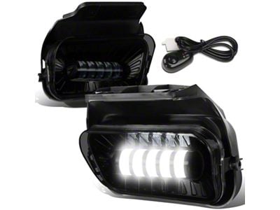 LED Projector Fog Lights; Smoked (03-06 Silverado 2500 HD)