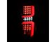 LED Tail Lights; Jet Black Housing; Clear Lens (07-14 Silverado 2500 HD)