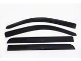 Low Profile Ventvisor Window Deflectors; Front and Rear; Dark Smoke (15-19 Silverado 2500 HD Crew Cab)