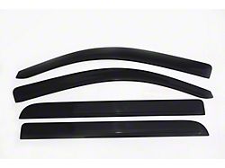 Low Profile Ventvisor Window Deflectors; Front and Rear; Dark Smoke (15-19 Silverado 2500 HD Crew Cab)